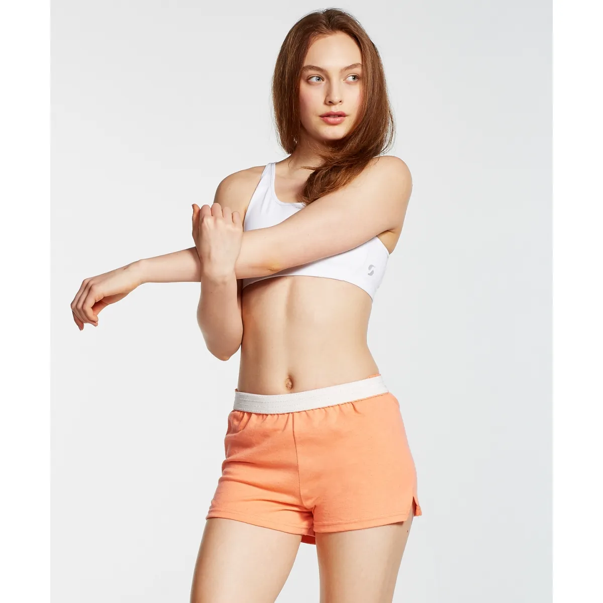 Womens Stylish and Versatile Elastic fold over Waist Shorts