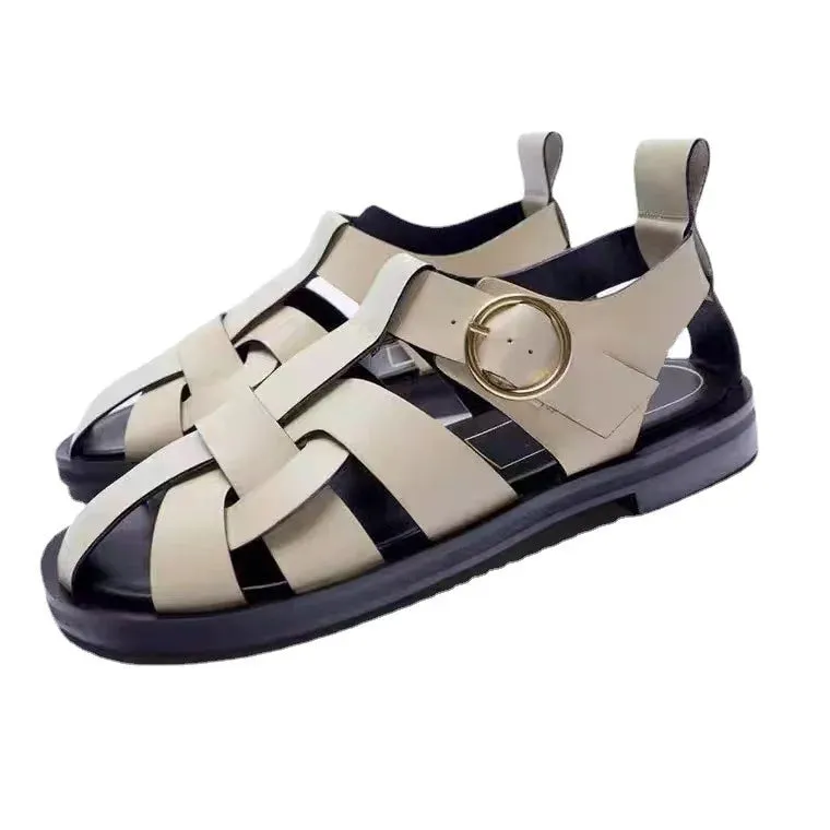 Woven Roman Style Flat Sandals for Women