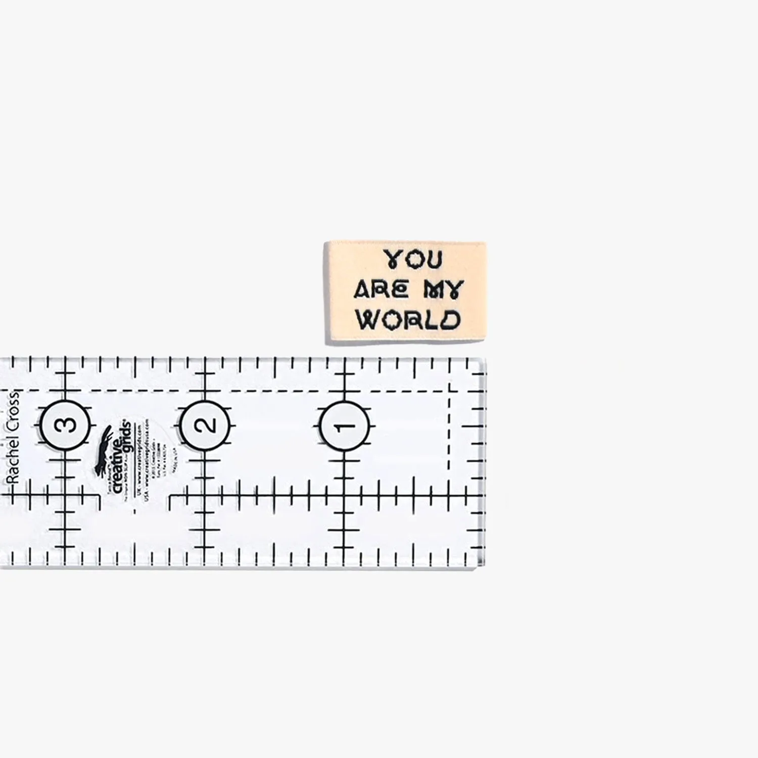 'You Are My World' Label | 6 Sew-in Labels