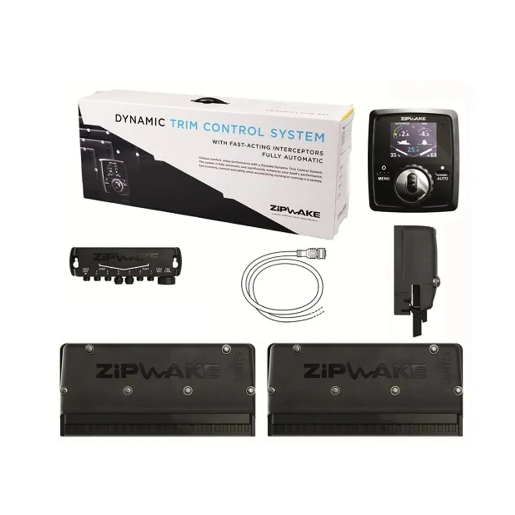 Zipwake KB750-S, 750mm Auto Trim Control System including display